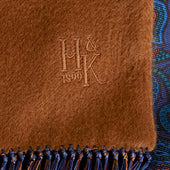 Green Paisley Silk Cashmere Scarf