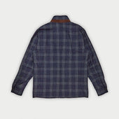 Grey Overcheck Wool Cashmere Chanti Jacket