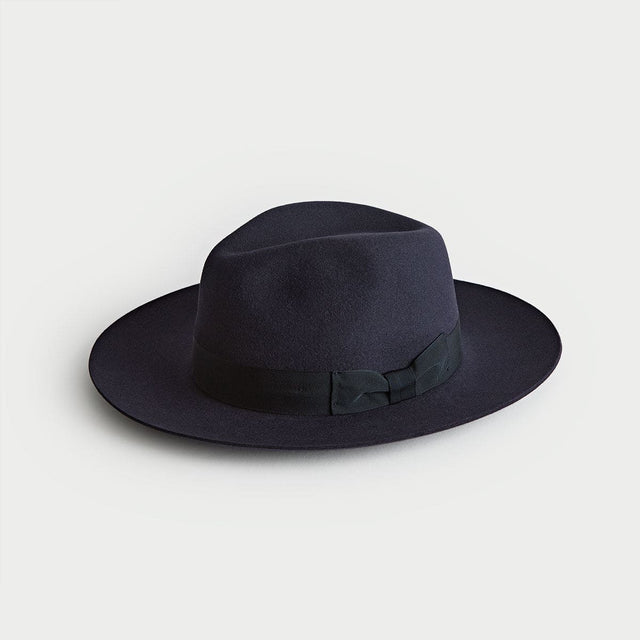 Navy Knightsbridge Fedora