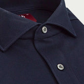 Long Sleeve Cotton Polo Shirt