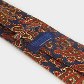 Paisley Motif Printed Silk Tie