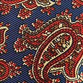 Paisley Motif Printed Silk Tie