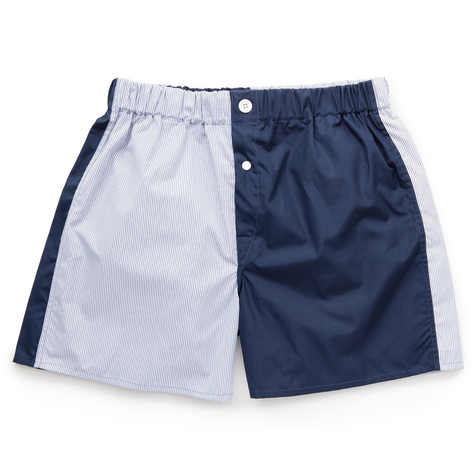 Patchwork Superior Cotton Boxer Shorts Slim Fit