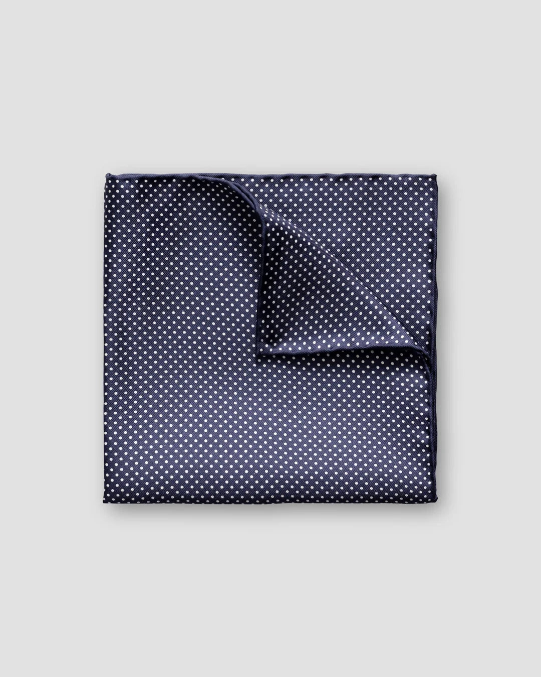 Dark Polka Dots Silk Pocket Square
