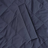 Quilted Gilet With Knitted Back
