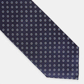 Repeated Floral Woven Silk Tie