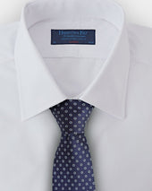 Repeated Floral Woven Silk Tie