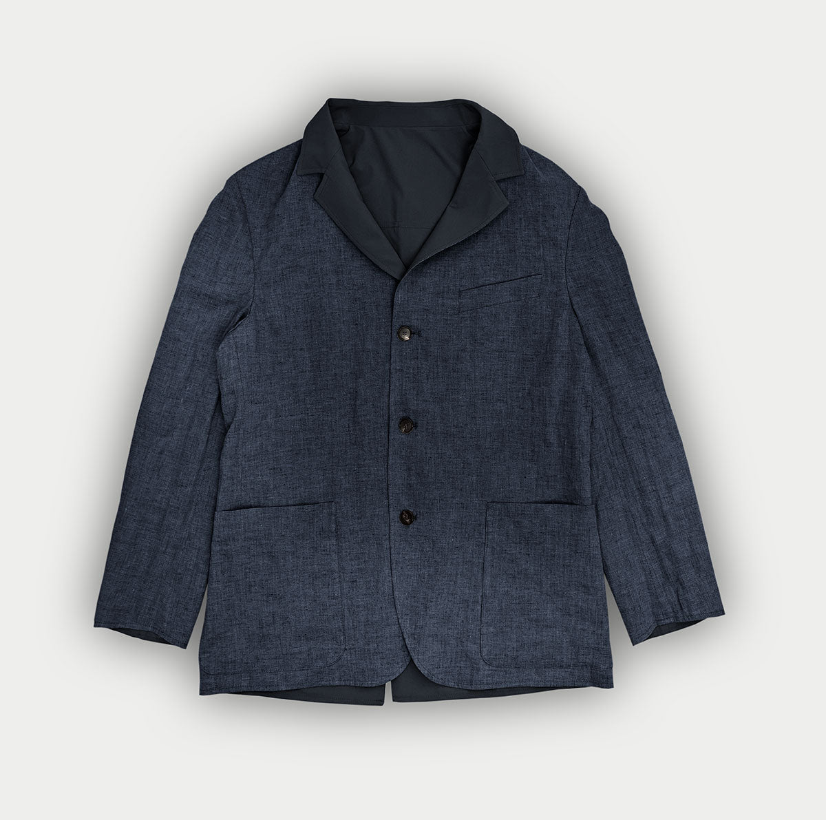 Reversible Linen Varzi Jacket