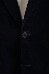 Blue Velvet Jacket Made In Italy