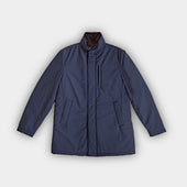 Navy Loro Piana Storm System Connor Coat
