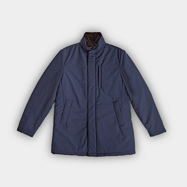 Navy Loro Piana Storm System Connor Coat