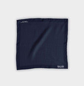 White Small Spot Silk Pocket Square