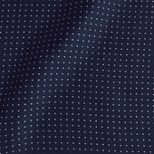 White Small Spot Silk Pocket Square