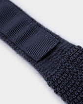 White Spot Knitted Cashmere Tie