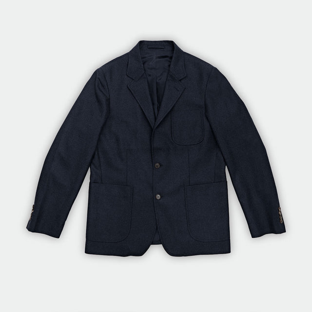Navy Wool & Cashmere Loro Piana Salo Jacket