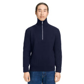 Half Zip Off White