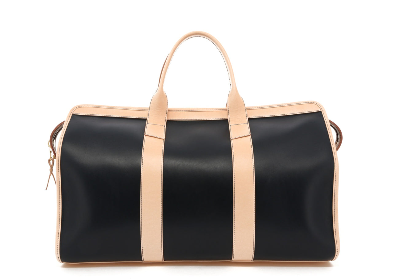 Signature Travel Duffle - Navy/Natural Trim - Navy Interior - Belting