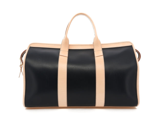 Signature Travel Duffle - Navy/Natural Trim - Navy Interior - Belting