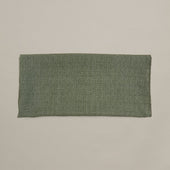 Wool And Silk Glen Check Neckerchief In Dark Green