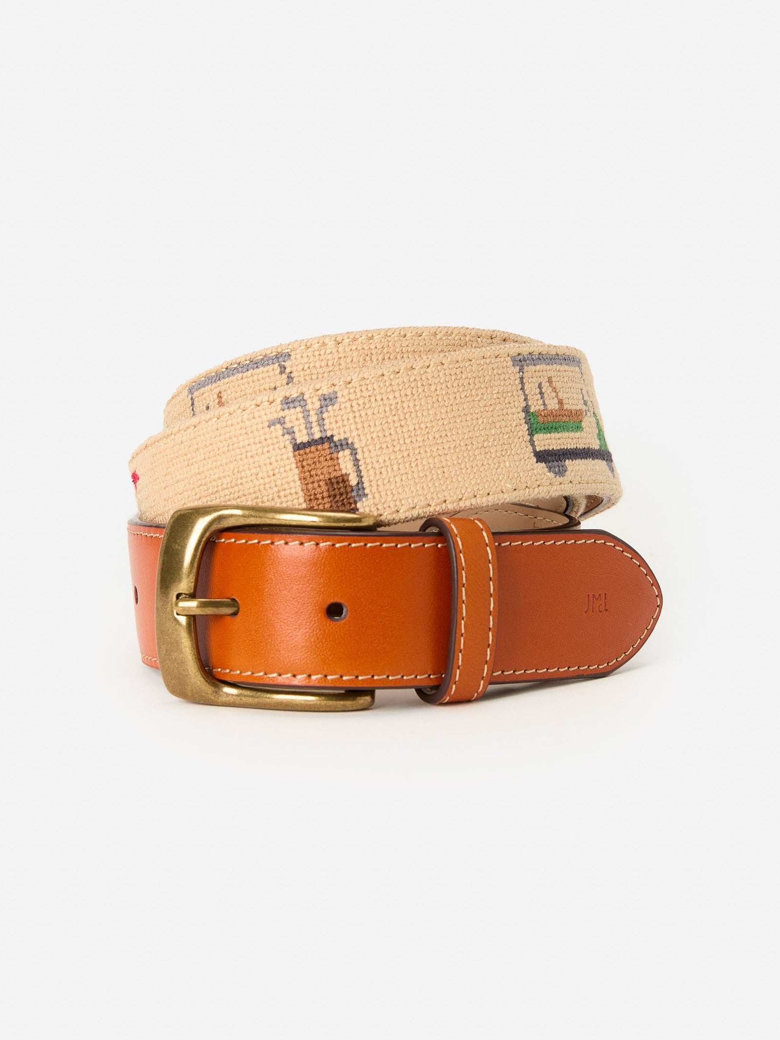 Golf Needlepoint Belt Men S Belts J Mclaughlin