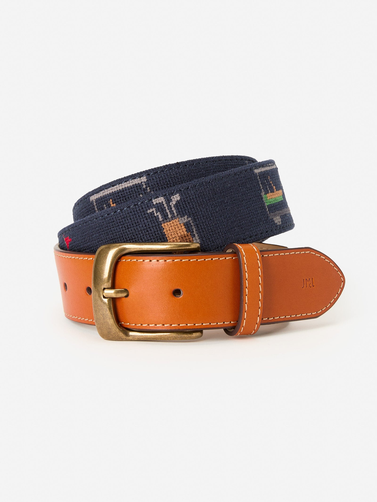 Golf Needlepoint Belt Men S Belts J Mclaughlin