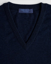 V Neck Cashmere Slipover