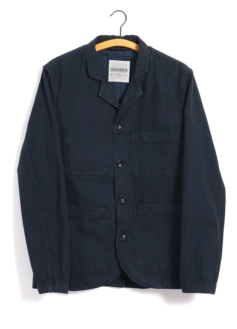 NICOLAI | Informal 4-button Blazer | Black Navy