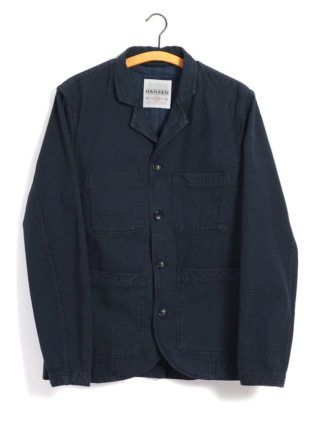 NICOLAI | Informal 4-button Blazer | Black Navy