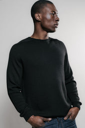 Pull Aris Col Rond Noir