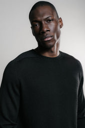 Pull Aris Col Rond Noir
