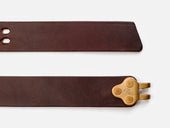 No 150 Claw Buckle Belt Dark Brown