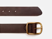 No. 288 Center Bar Belt, Dark Brown