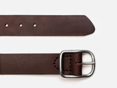 No. 288 Center Bar Belt, Dark Brown