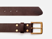 No. 289 Roller Bar Belt, Dark Brown