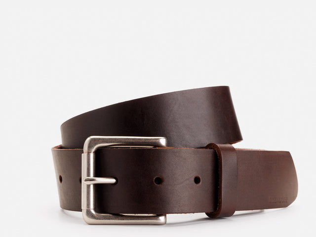 No. 289 Roller Bar Belt, Dark Brown