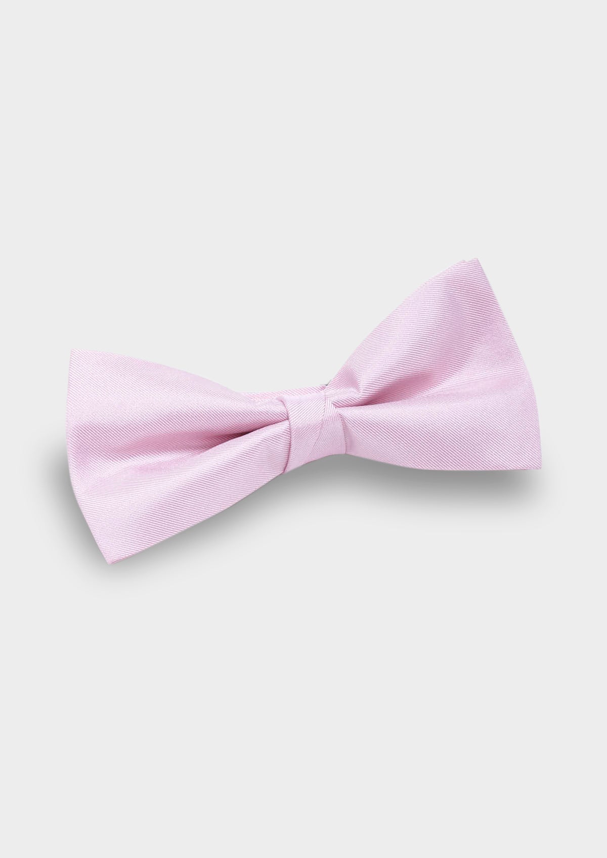 Noeud Papillon En Soie Unie Clair