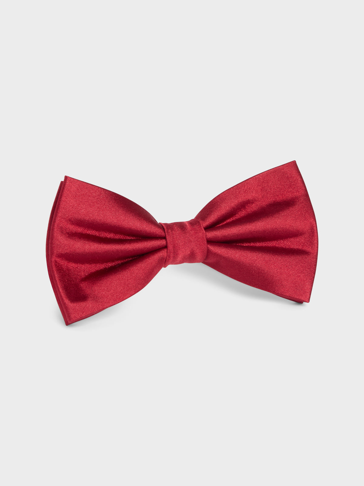 Noeud Papillon En Satin Rouge