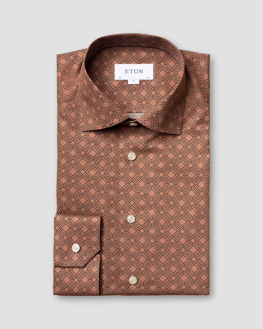 Light Brown Double Monogram Shirt Eton