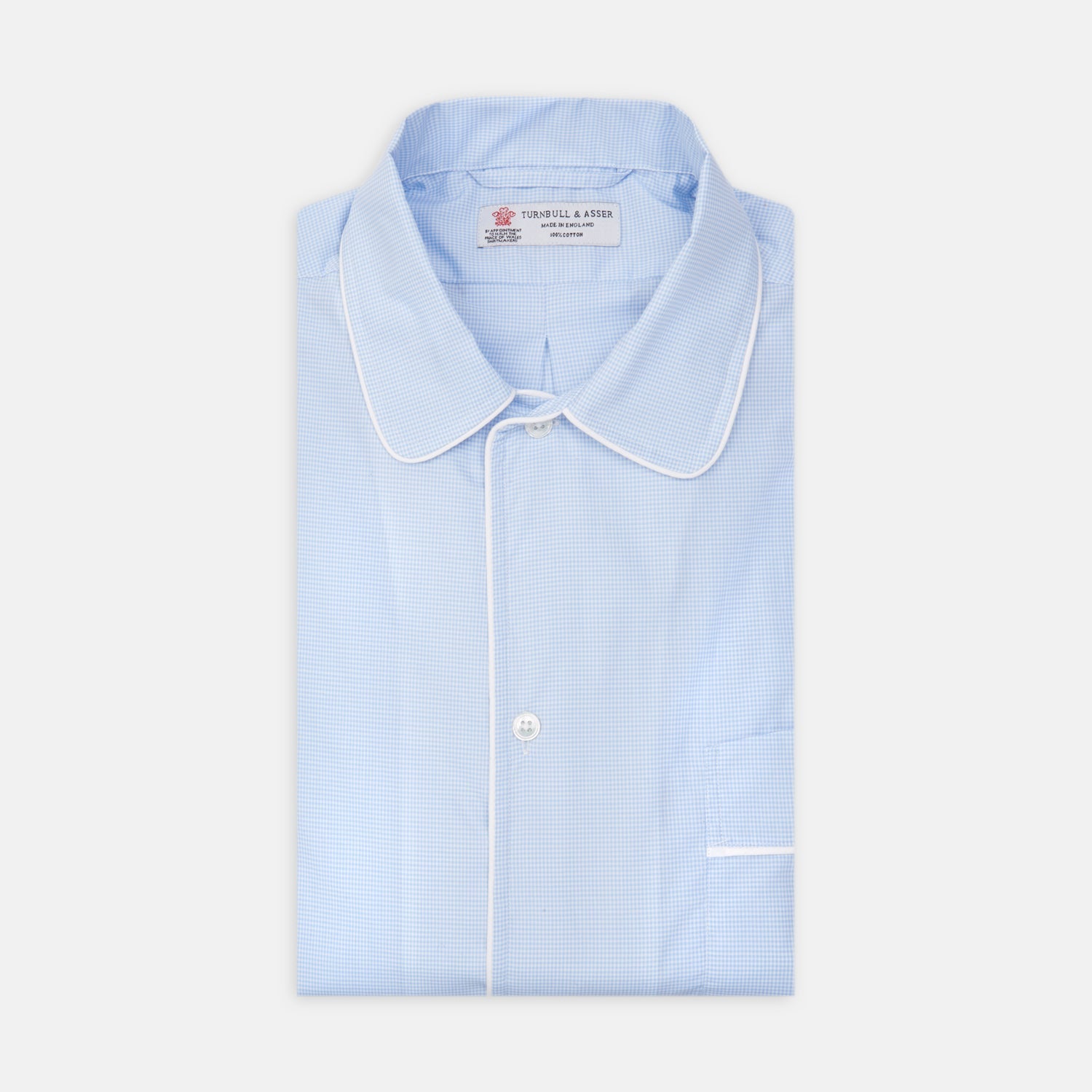 Micro Check Cotton Nightshirt