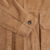 Nut Four Pocket Suede Cashmere Chianti Jacket