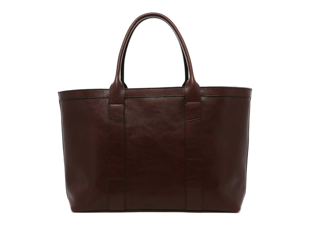 Large Working Tote - Glossy Root Beer - Orange Cordura