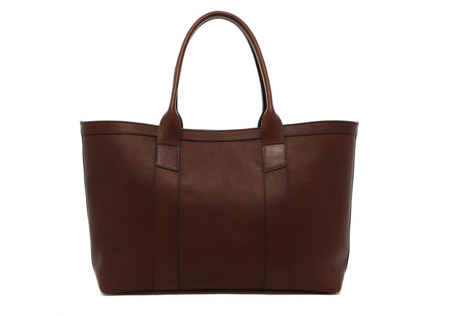 Large Working Tote - Nutmeg - Light Oiled Leather - Unlined