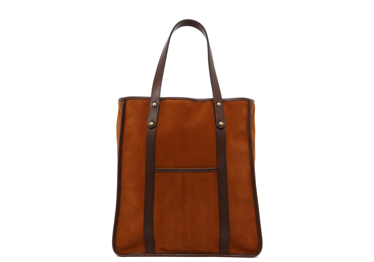 Market Tote - Sugar Almond - Suede - Lined