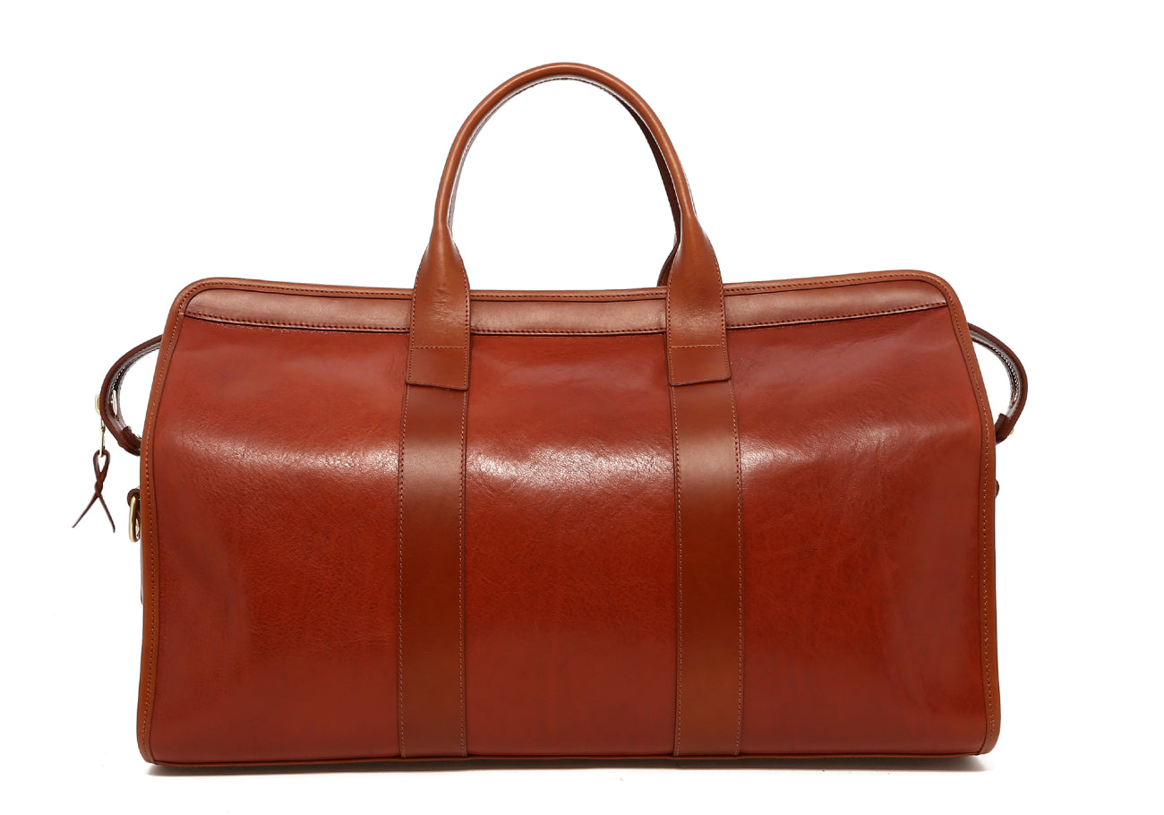 Signature Travel Duffle - Potters Clay/Cognac - Black Cordura