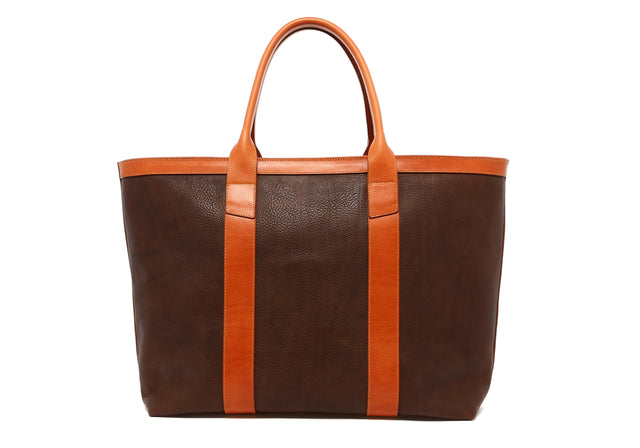 Signature Working Tote - Pinecone/Golden Tan - Linen Intereior - Zippper Closure