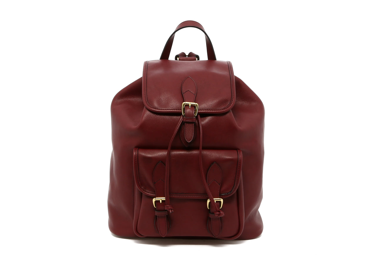 Classic Backpack - Windsor Wine - Tumbled Leather