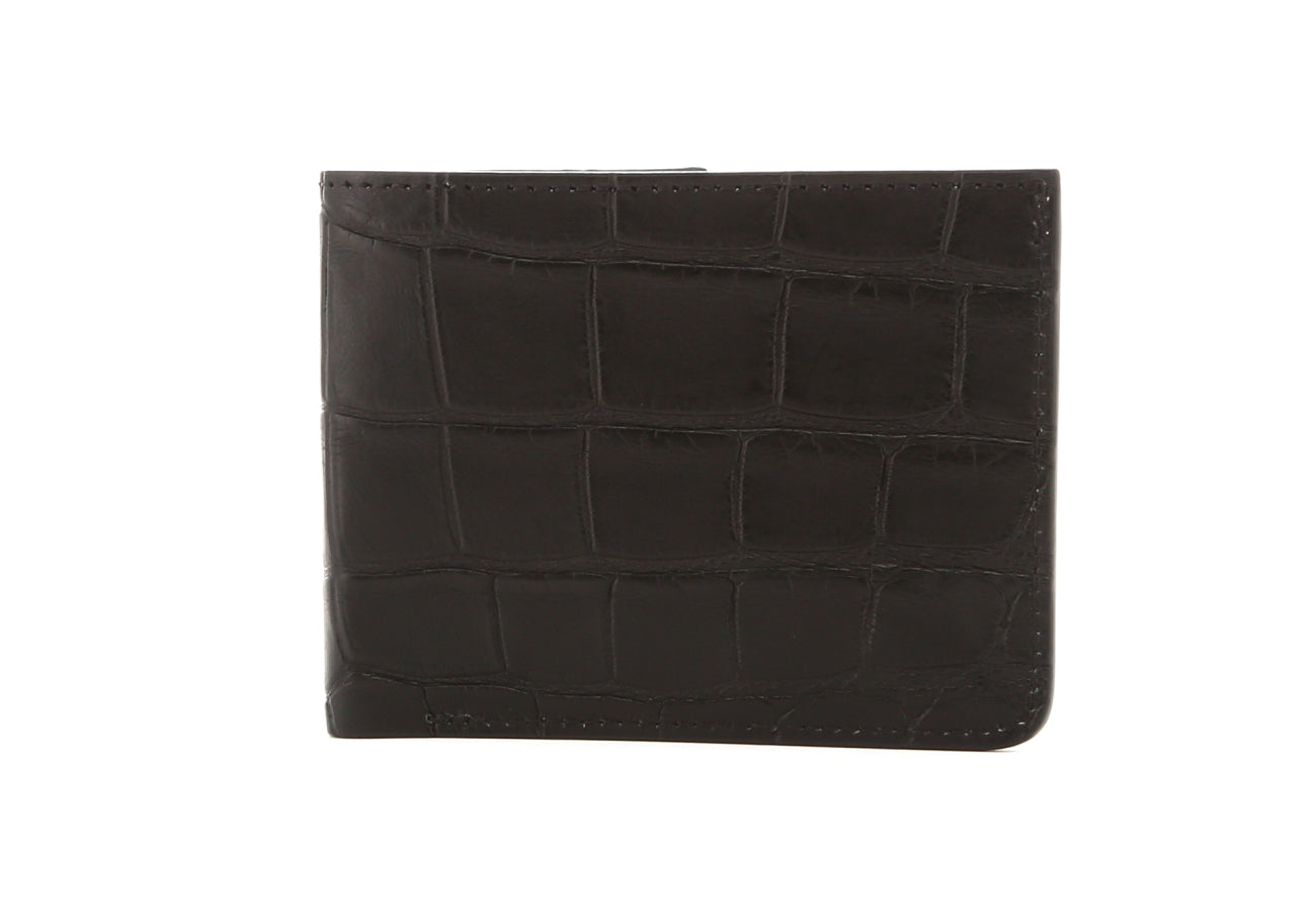 Bifold Wallet Alligator Cross Grain