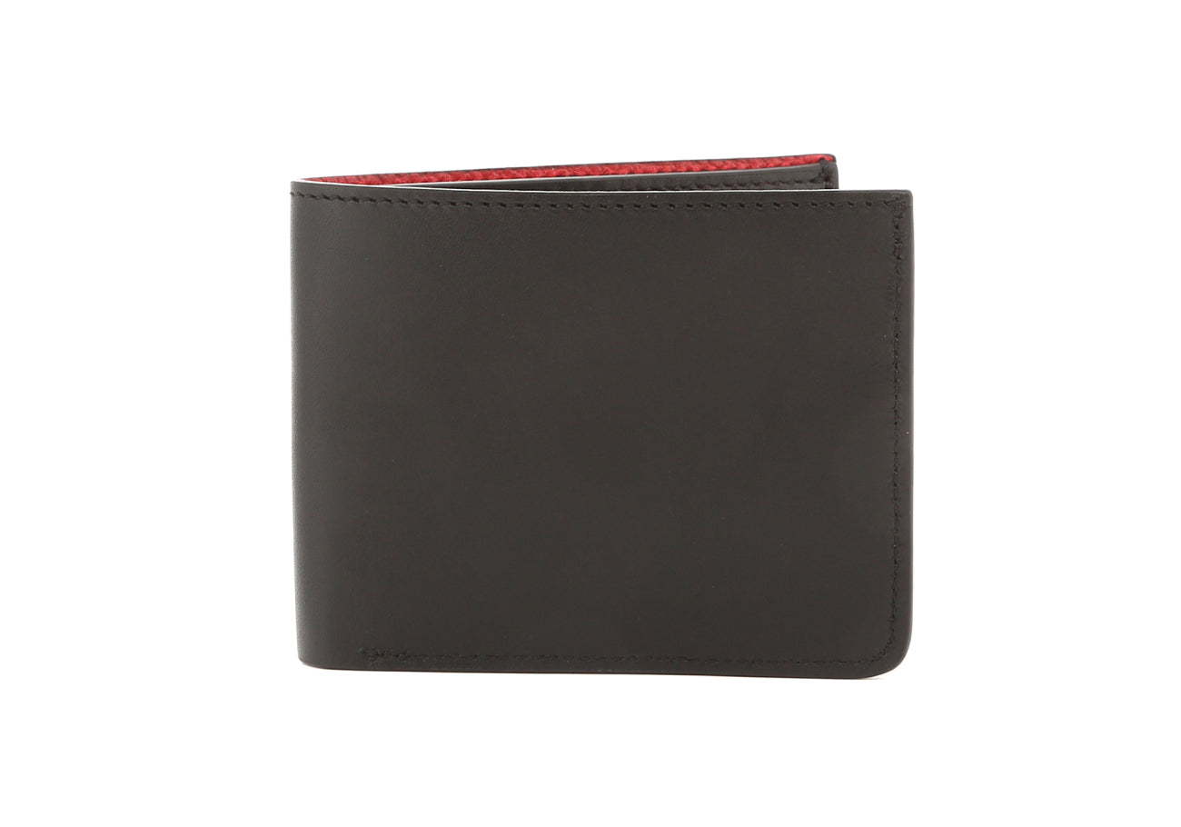 Bifold Wallet Belting Alligator Red Interior