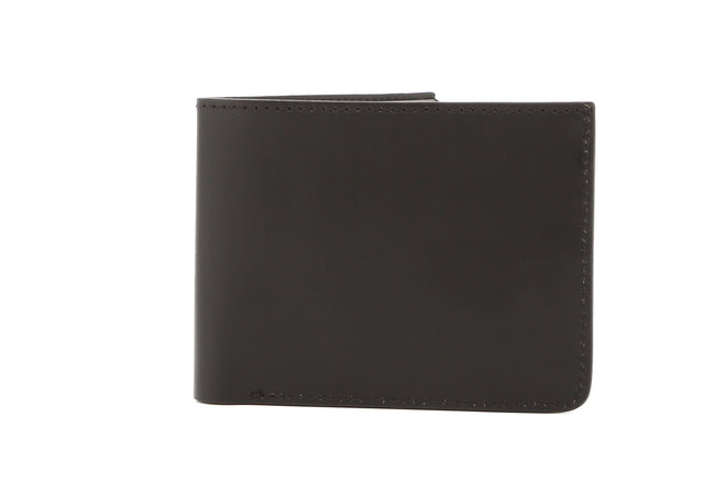 Bifold Wallet - Black/Chocolate/Green Leather