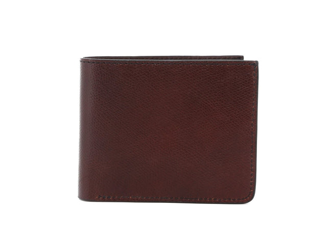 Bifold Wallet -Fudgesickle Brown Print/Chocolate Alligator